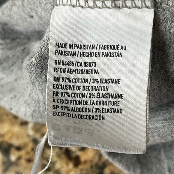 American Eagle Outfitters Mens Shirt S Grey Core Flex Classic Fit Polo Preppy - Picture 6 of 9